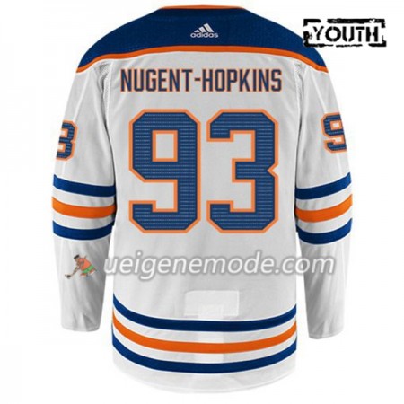 Kinder Eishockey Edmonton Oilers Trikot NUGENT-HOPKINS 93 Adidas Weiß Authentic